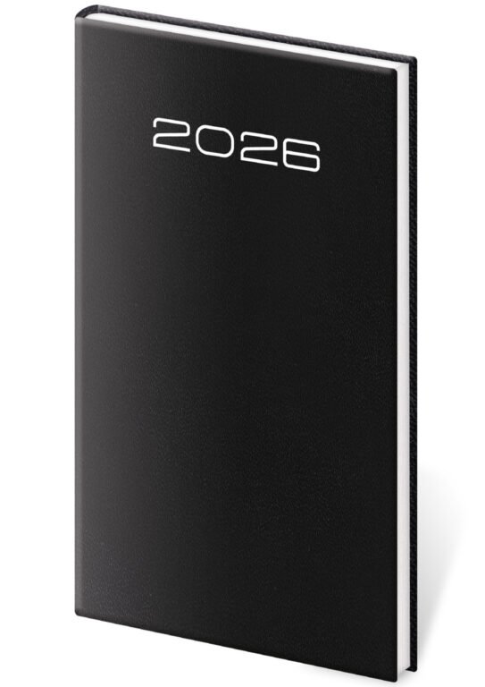 GOMMATO (matné bez struktury) - Kapesní diář Old Karachi černý