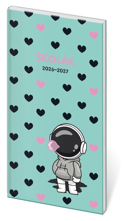Diáře 2027, plánovací diáře - Diář Školák Cosmo 2026/27 - české kalendárium