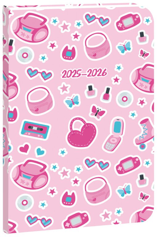 GOMMATO (matné bez struktury) - Školní diář STUDENT Pinky 2025/26 - české kalendárium