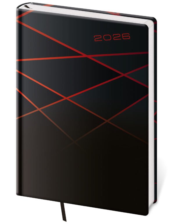 Denní diář A5 Vario Black design