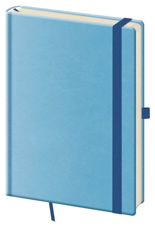 Památníky - Linkovaný zápisník Print Pop L Light blue