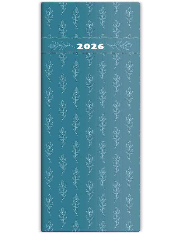 GOMMATO (matné bez struktury) - Měsíční diář Napoli design 2