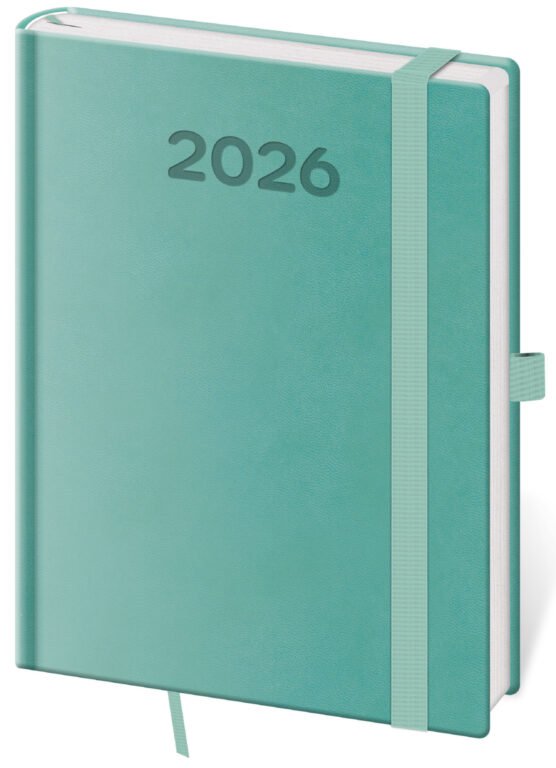 Denní diář B6 Print Pop světle zelený