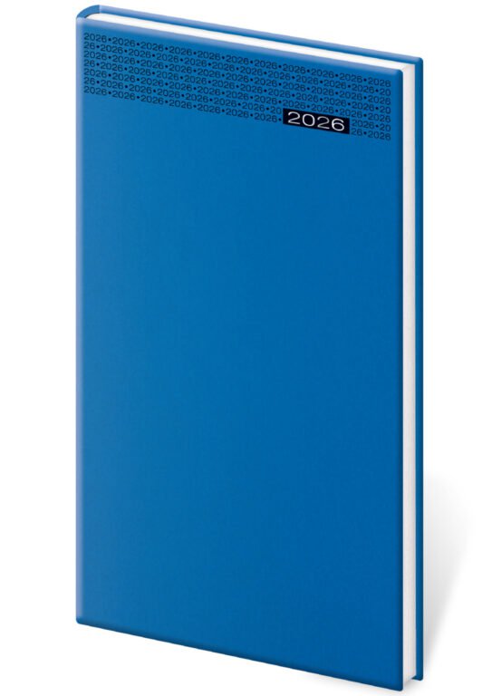 GOMMATO (matné bez struktury) - Kapesní diář Gommato modrý