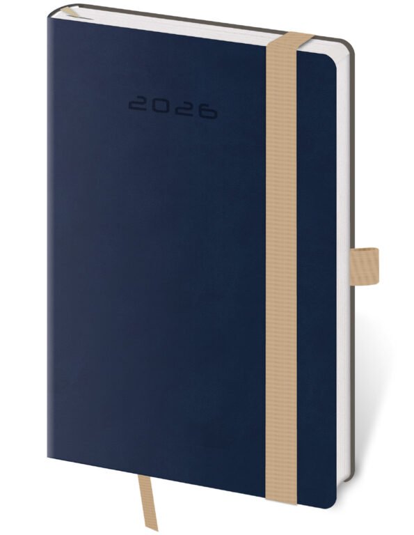 Kapesní diář Flexies tmavě modrý s poutkem