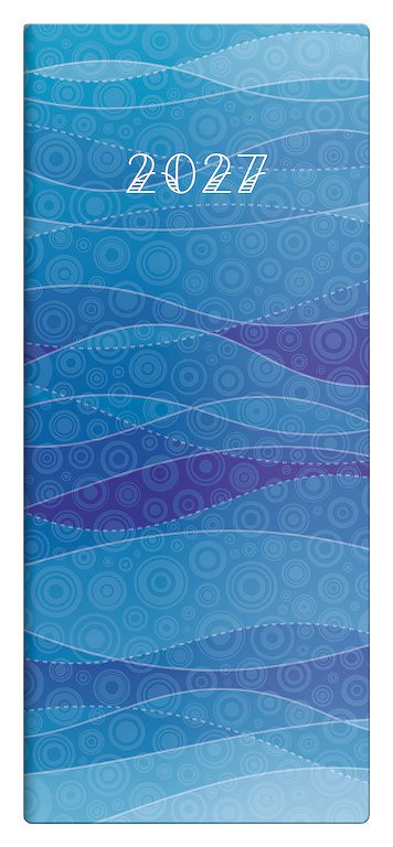 NEBRASCA (imitace kůže) - Měsíční diář Napoli design 3