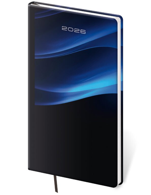 GOMMATO (matné bez struktury) - Kapesní diář Vario Night design