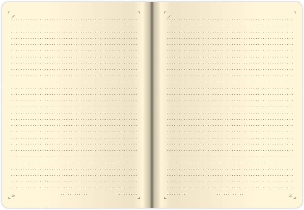 Zápisníky Black +, Double + - Tečkovaný zápisník Double Black L (čtverečkovaný)