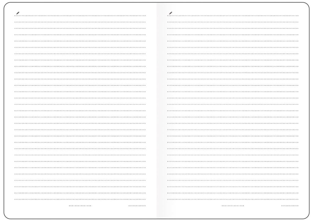 Zápisníky, poznámkové bloky, deníky a notesy - Linkovaný zápisník Vario L - RED DESIGN