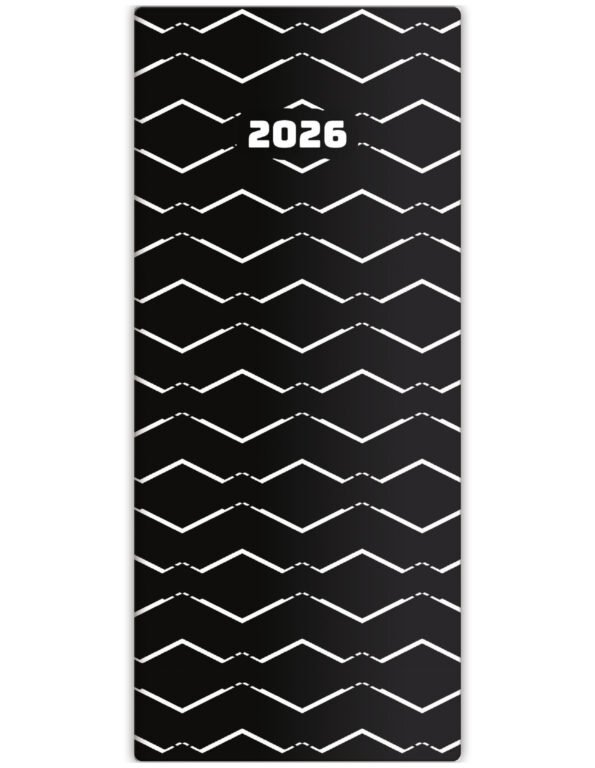 GOMMATO (matné bez struktury) - Měsíční diář Napoli design 3