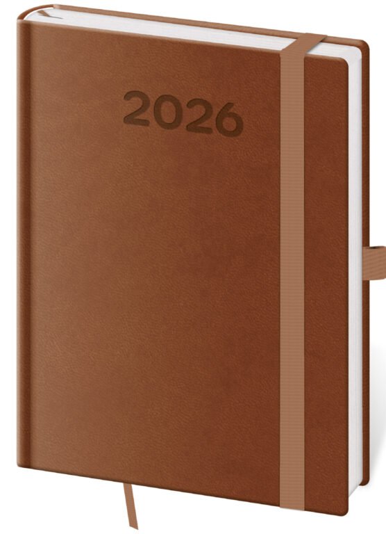 Diáře 2026, plánovací diáře - Týdenní diář B6 Print Pop mousse