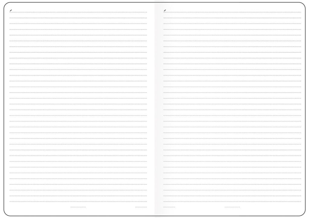 Zápisníky, poznámkové bloky, deníky a notesy - Linkovaný zápisník Vario XL - FLOWER