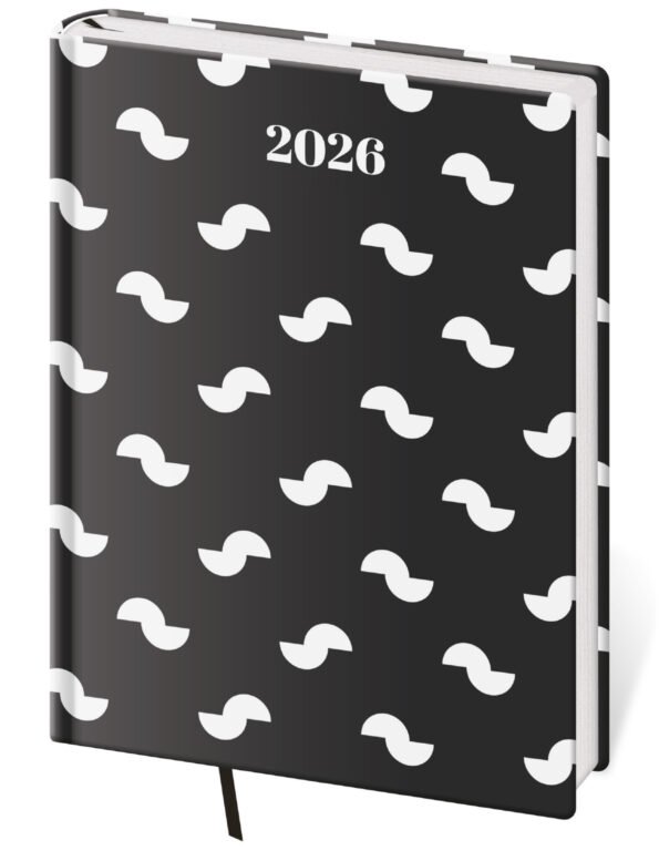 GOMMATO (matné bez struktury) - Denní diář B6 Vario Lyra Eclipse