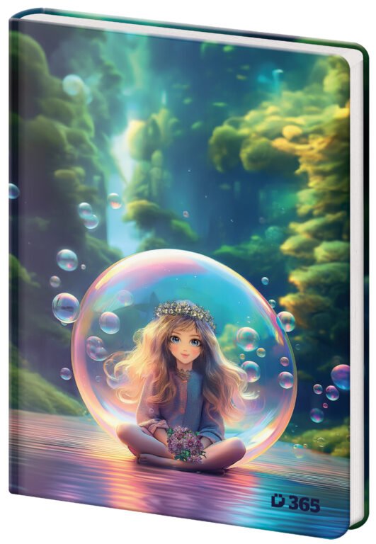 Zápisníky s gumičkou - Památník A5 13x18cm čistý Fairy