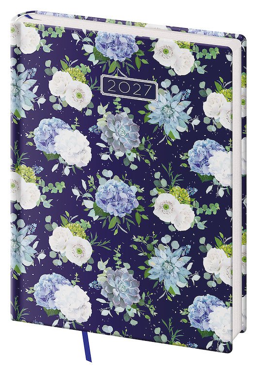 Diáře 2027, plánovací diáře - Denní diář B6 Vario Lyra Floral