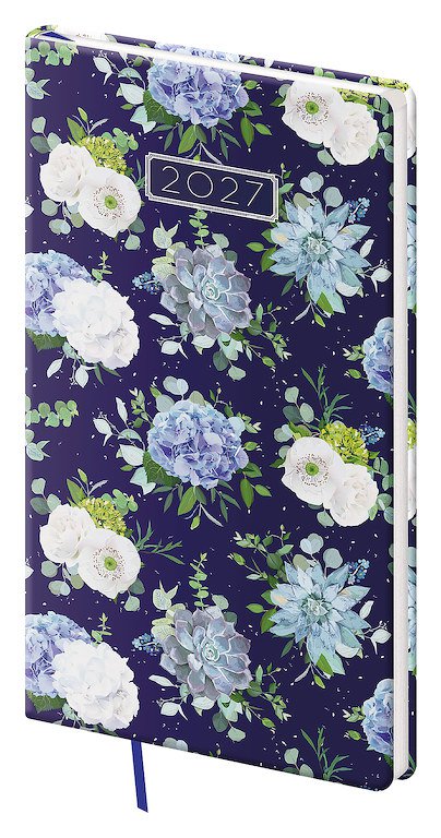 Kapesní diář A6 Vario Lyra Floral