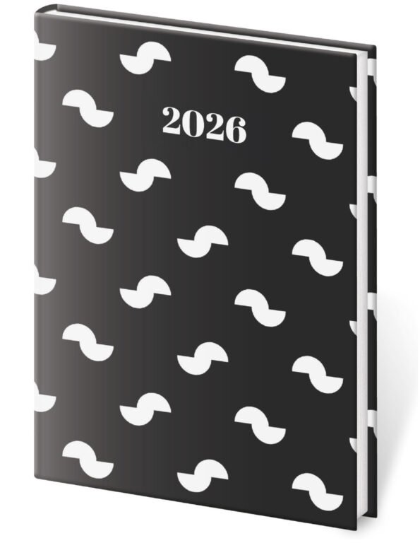 GOMMATO (matné bez struktury) - Kapesní diář A7 Vario Lyra Eclipse