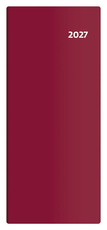 Měsíční diář Torino bordó