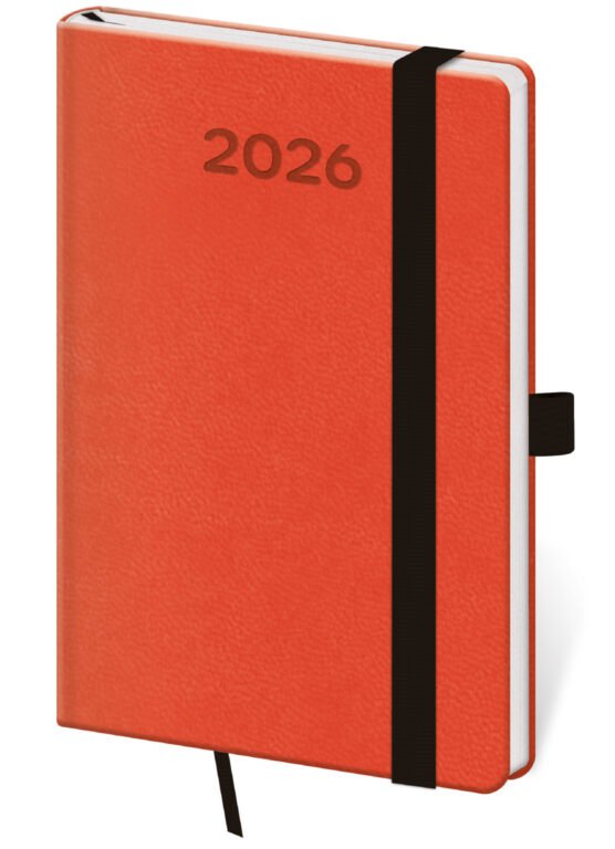 Kapesní diář Print Pop oranžový