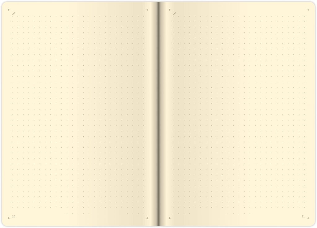 Zápisníky, poznámkové bloky, deníky a notesy - Tečkovaný zápisník Flexies L Blue (čtverečkovaný)