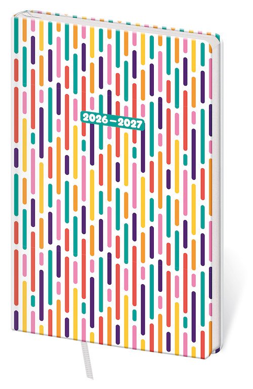 NEBRASCA (imitace kůže) - Školní diář STUDENT Candy 2026/27 - české kalendárium